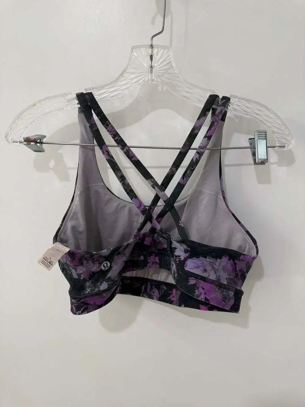Lululemon Energy Bra Floral Shift Multi Purple Size 10